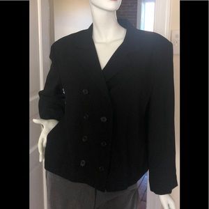 Black Blazer by Doncaster Wool
